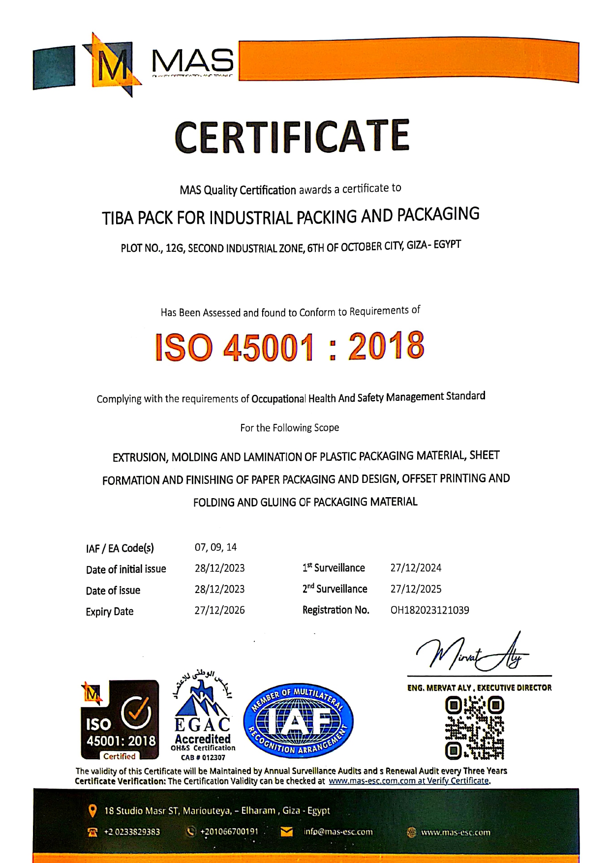 ISO Certificate 1